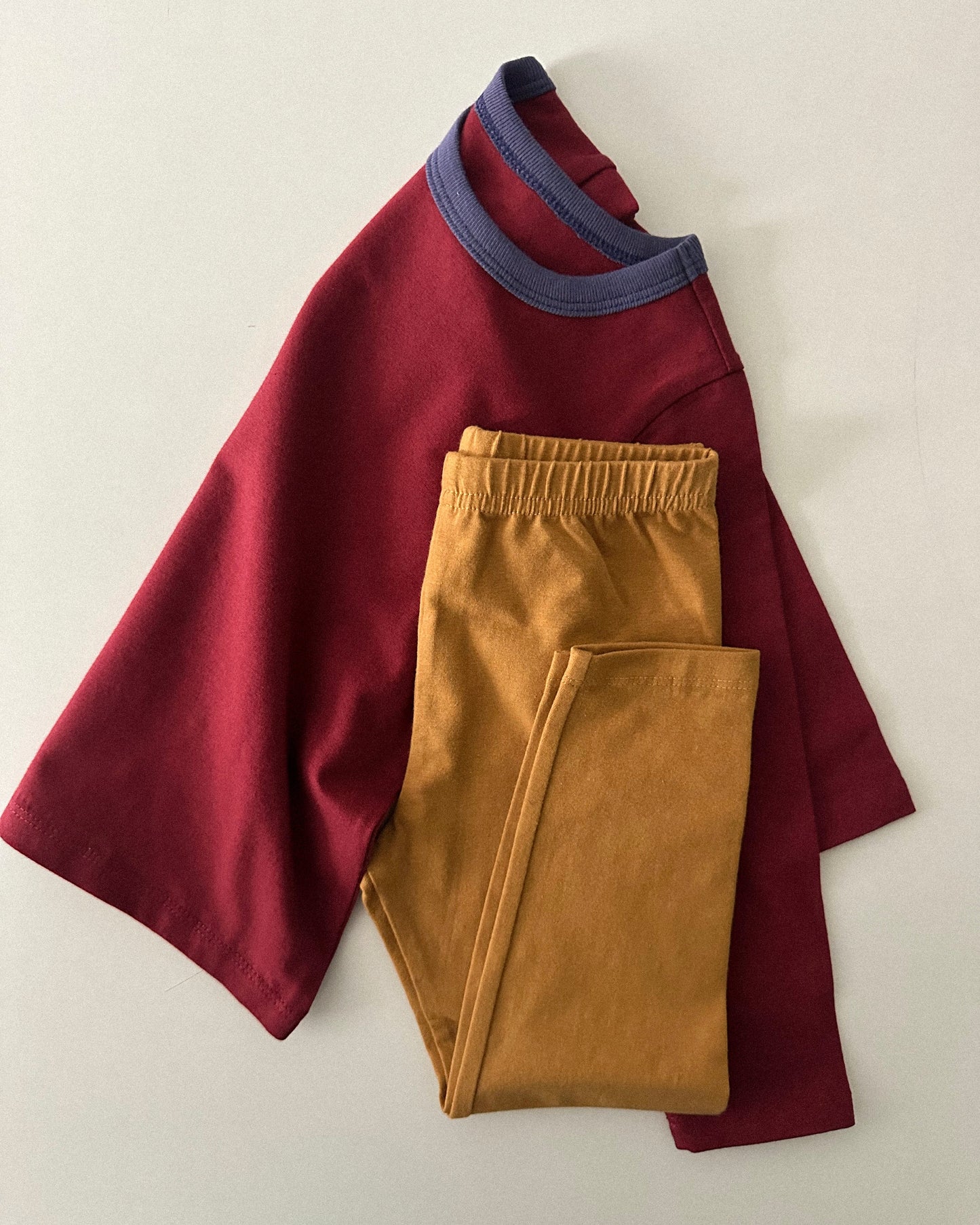 25 Supima Color Block Loungewear Set