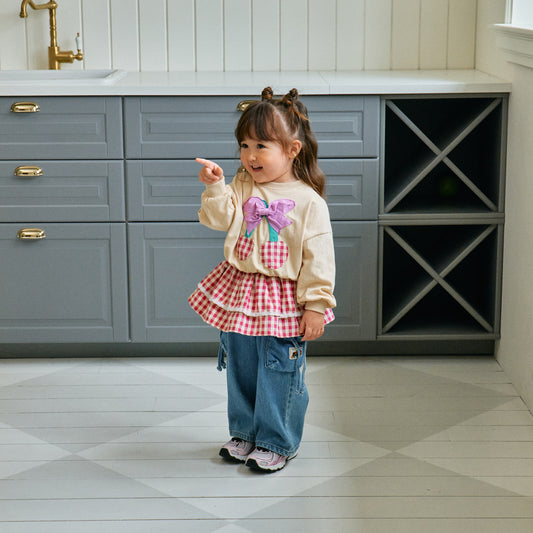 Ribbon Cherry Sweatshirt