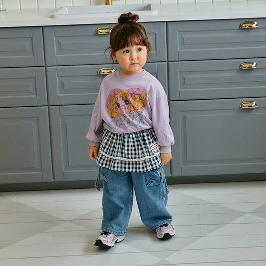 Check Layered Skirt