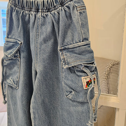 Cargo Denim Pants