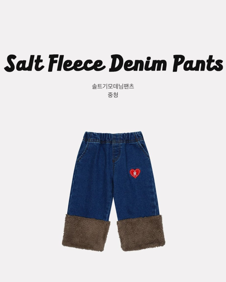 Salt Fleece Denim Pants