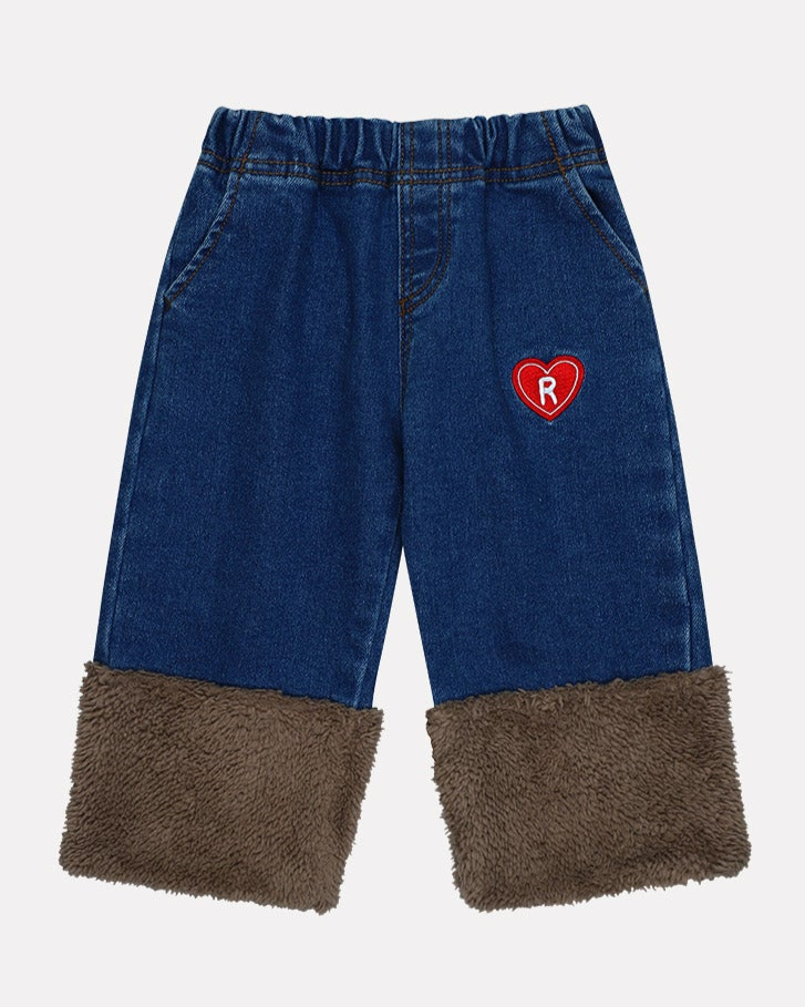 Salt Fleece Denim Pants