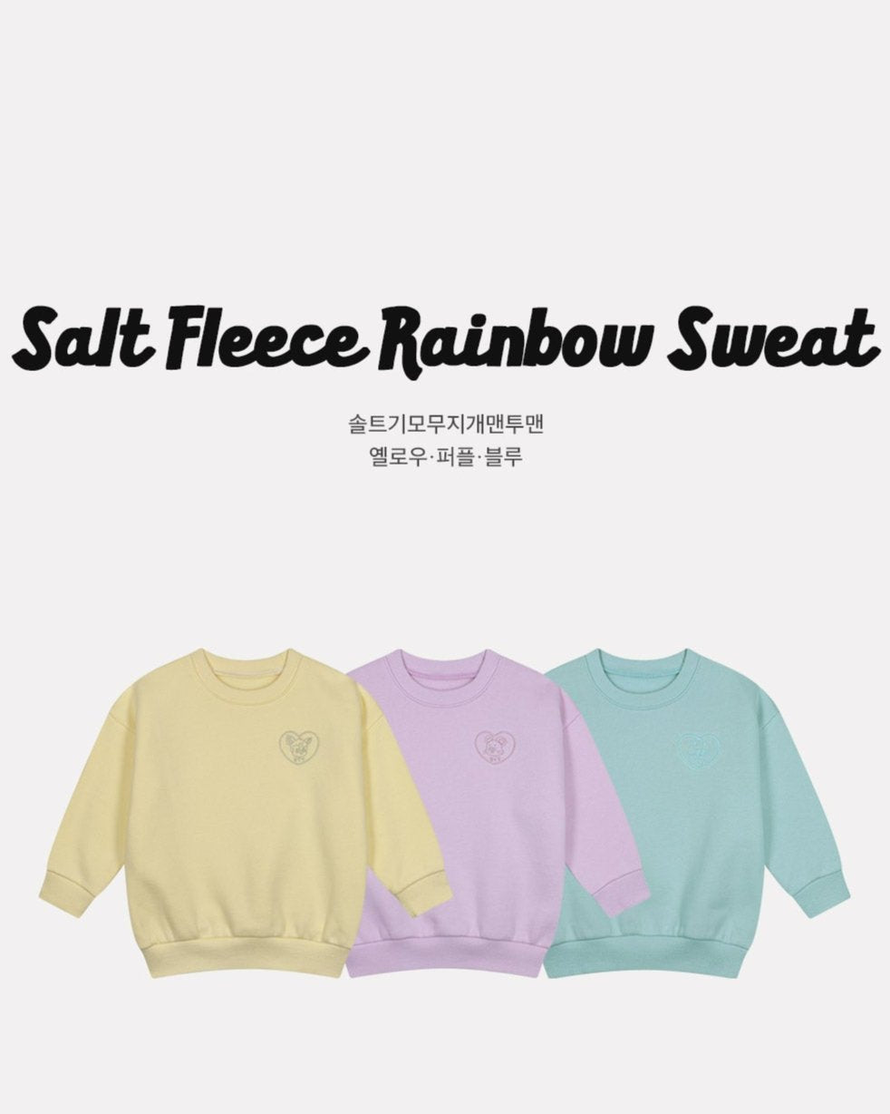 Salt Fleece Rainbow Sweatshirt