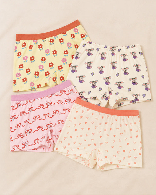 [26S] Girls Boxer Briefs Set (2pcs)
