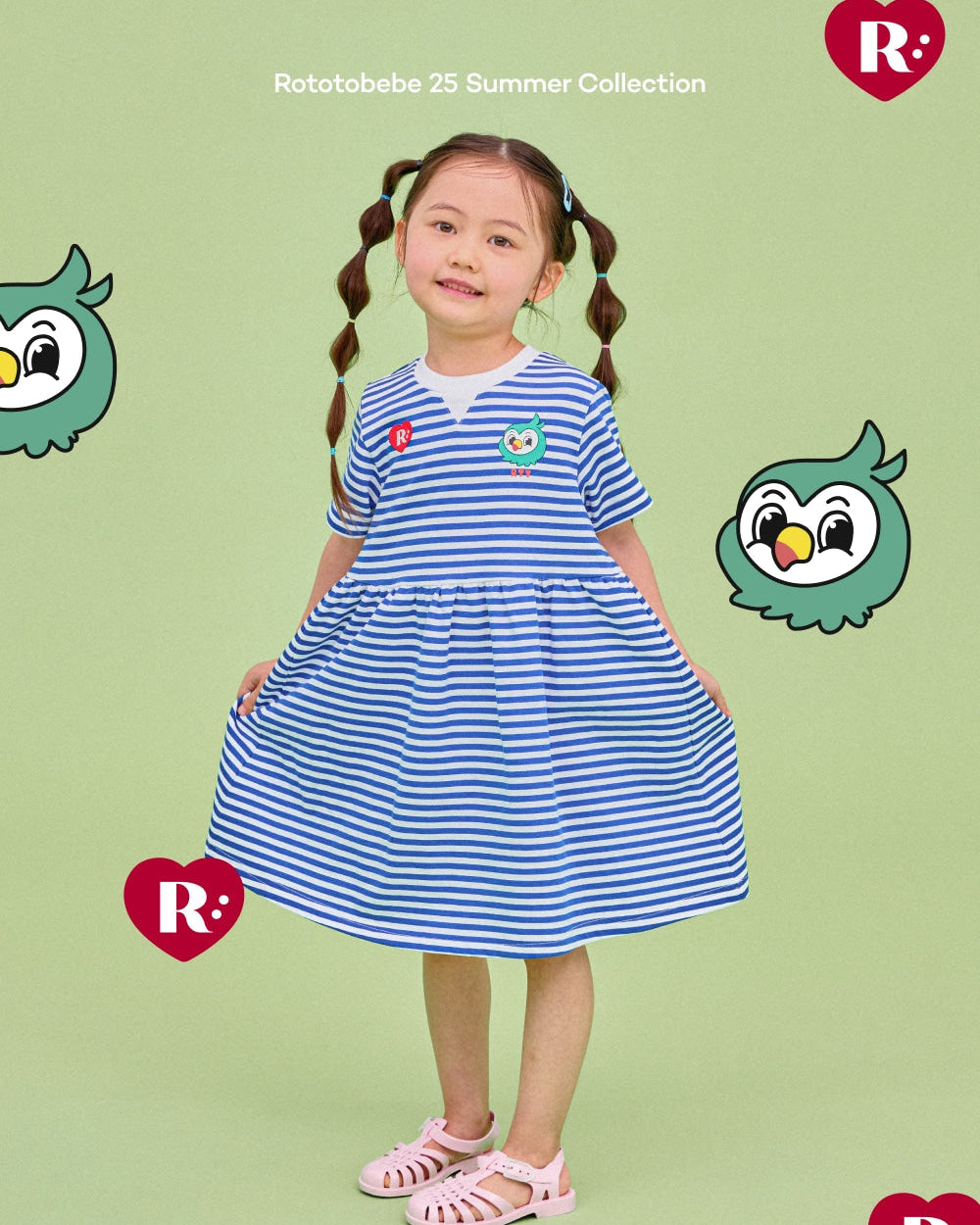 Tropical Stripe Dress
