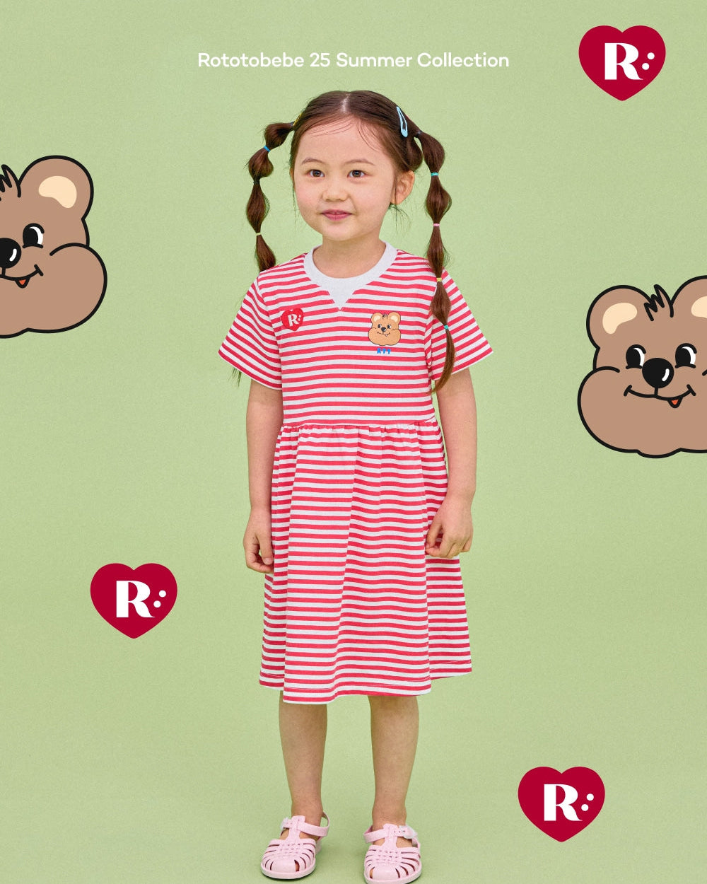 Tropical Stripe Dress