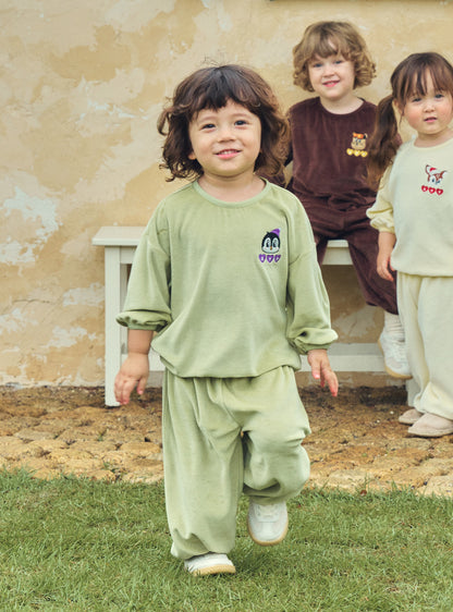 Jersey Velour Cozy Loose Fit Set