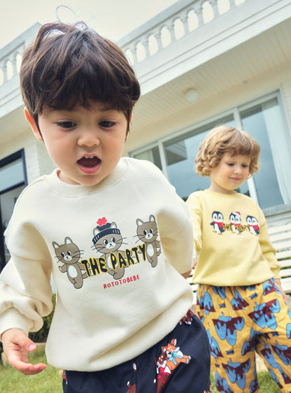 Brushed French Terry Point Detail Sweatshirt