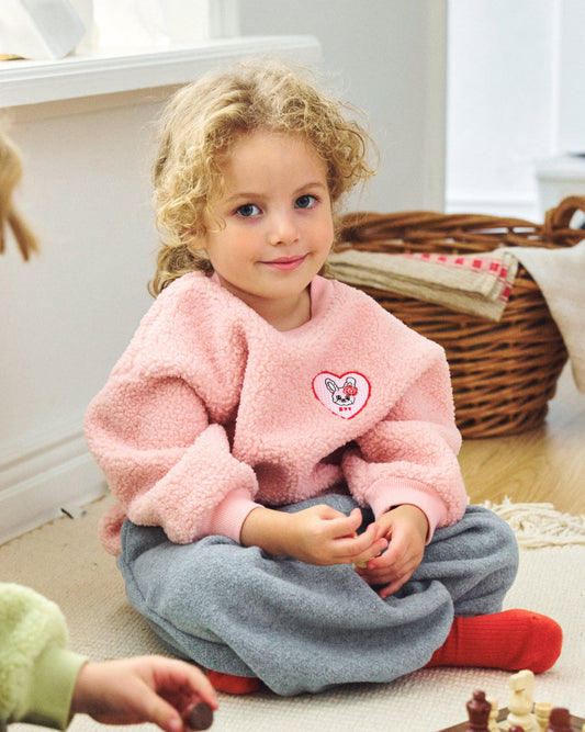 Teddy Fleece Loose Fit Sweatshirt