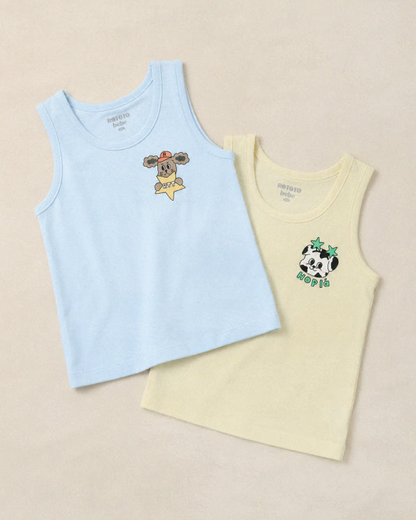 [26S] Boys Modal Sleeveless Set