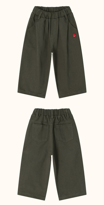 [26F] Cotton Twill Tuck Pants