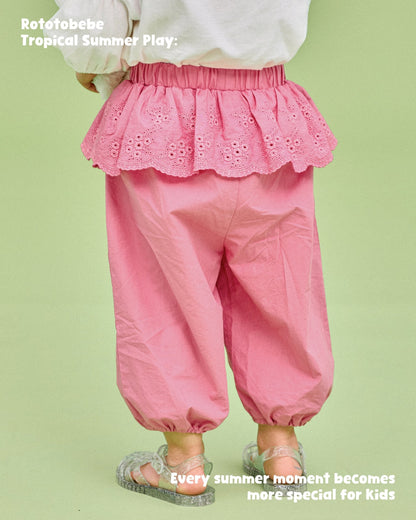 Tropical Lace Pants