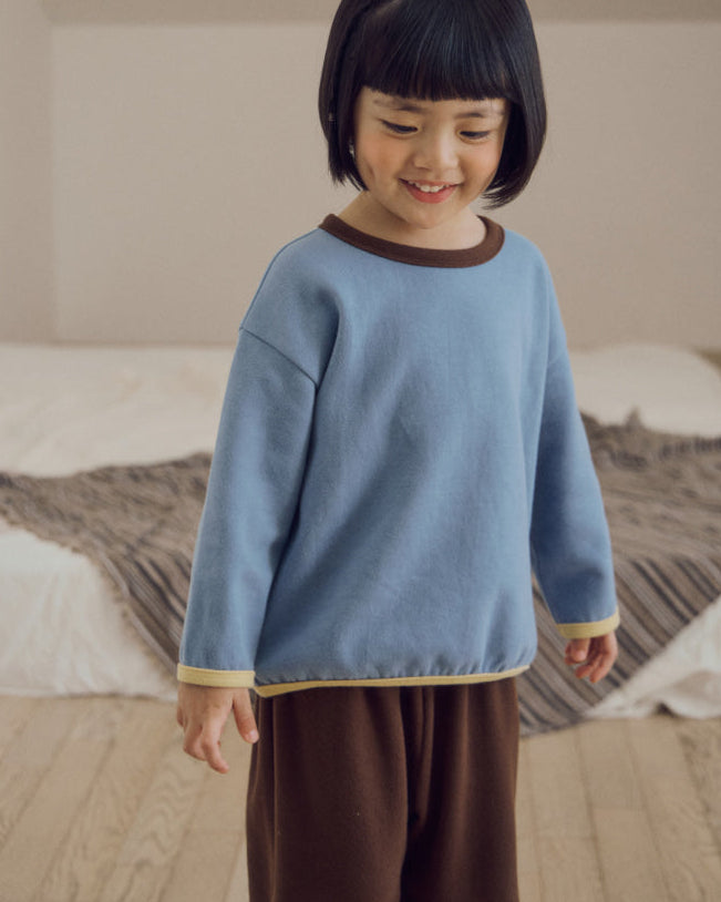 [26W] Atelier Brushed Color-Block Loungewear