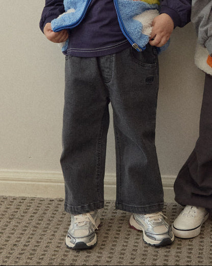 [26F] Denim Straight Pants