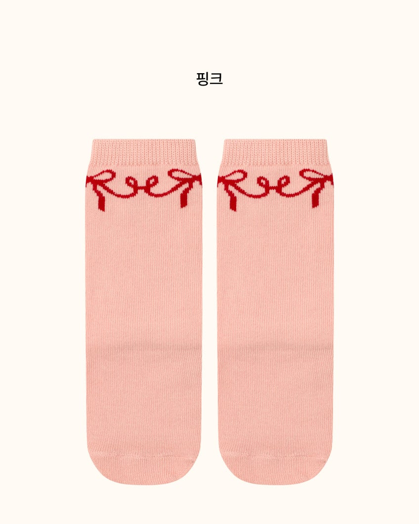 [26F] Ribbon Point Socks