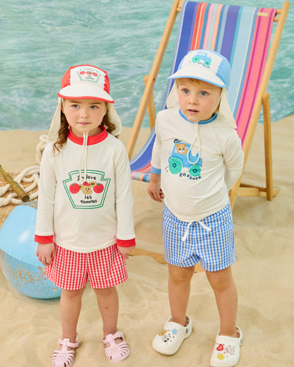 [26S] Check Point Rashguard Hat Set