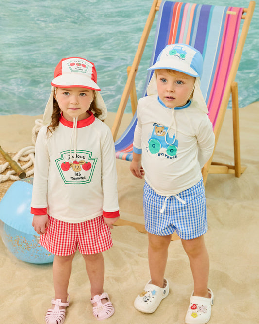 [26S] Check Point Rashguard Hat Set