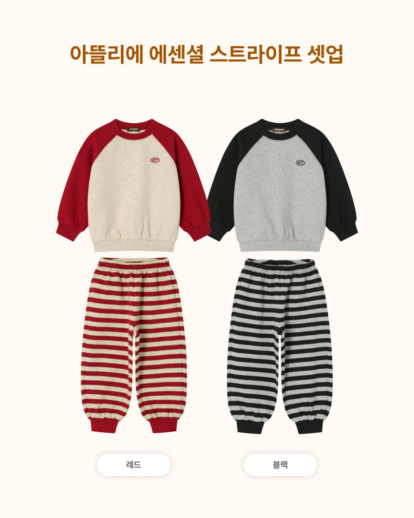 [26W] Atelier Essential Stripe Lounge Set