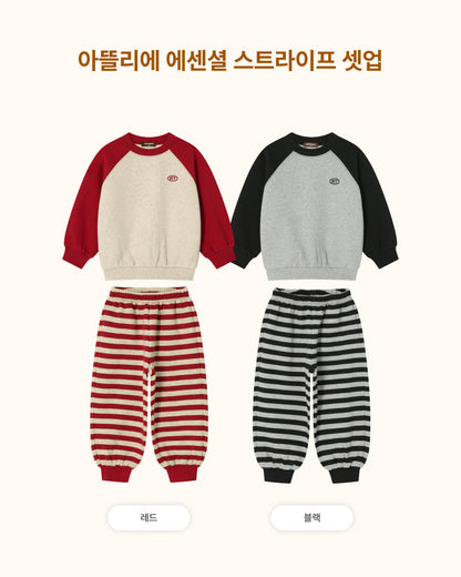 [26W] Atelier Essential Stripe Lounge Set