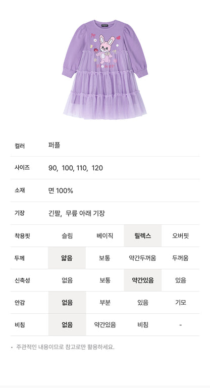 Tulle Character Point Dress