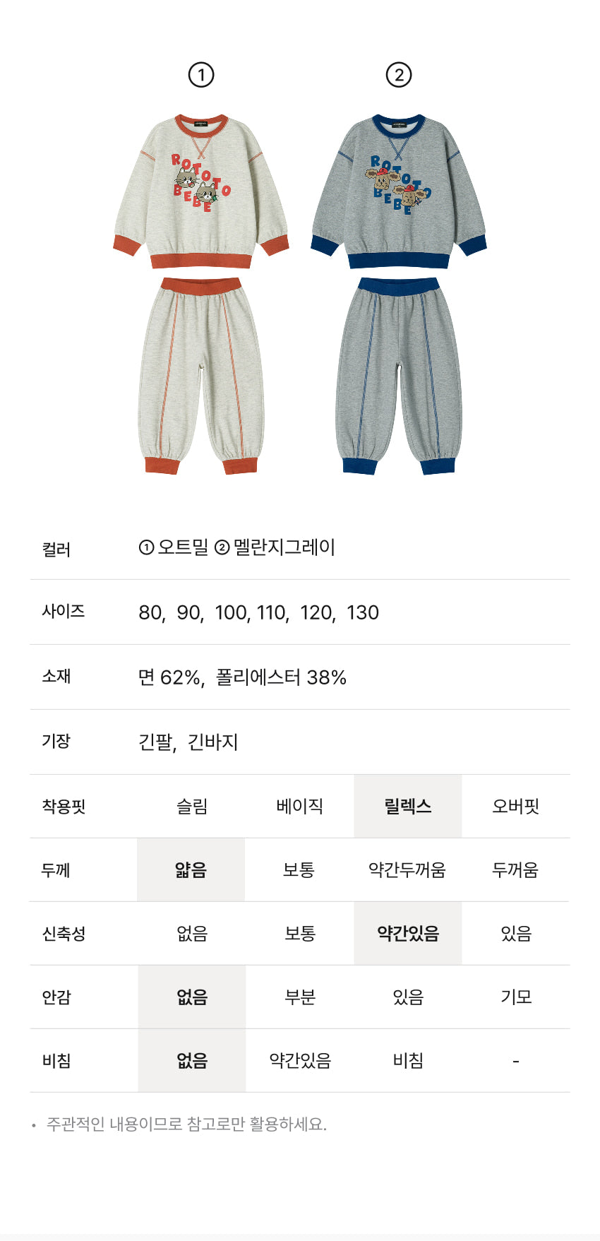 Mini French Terry Stitch Set