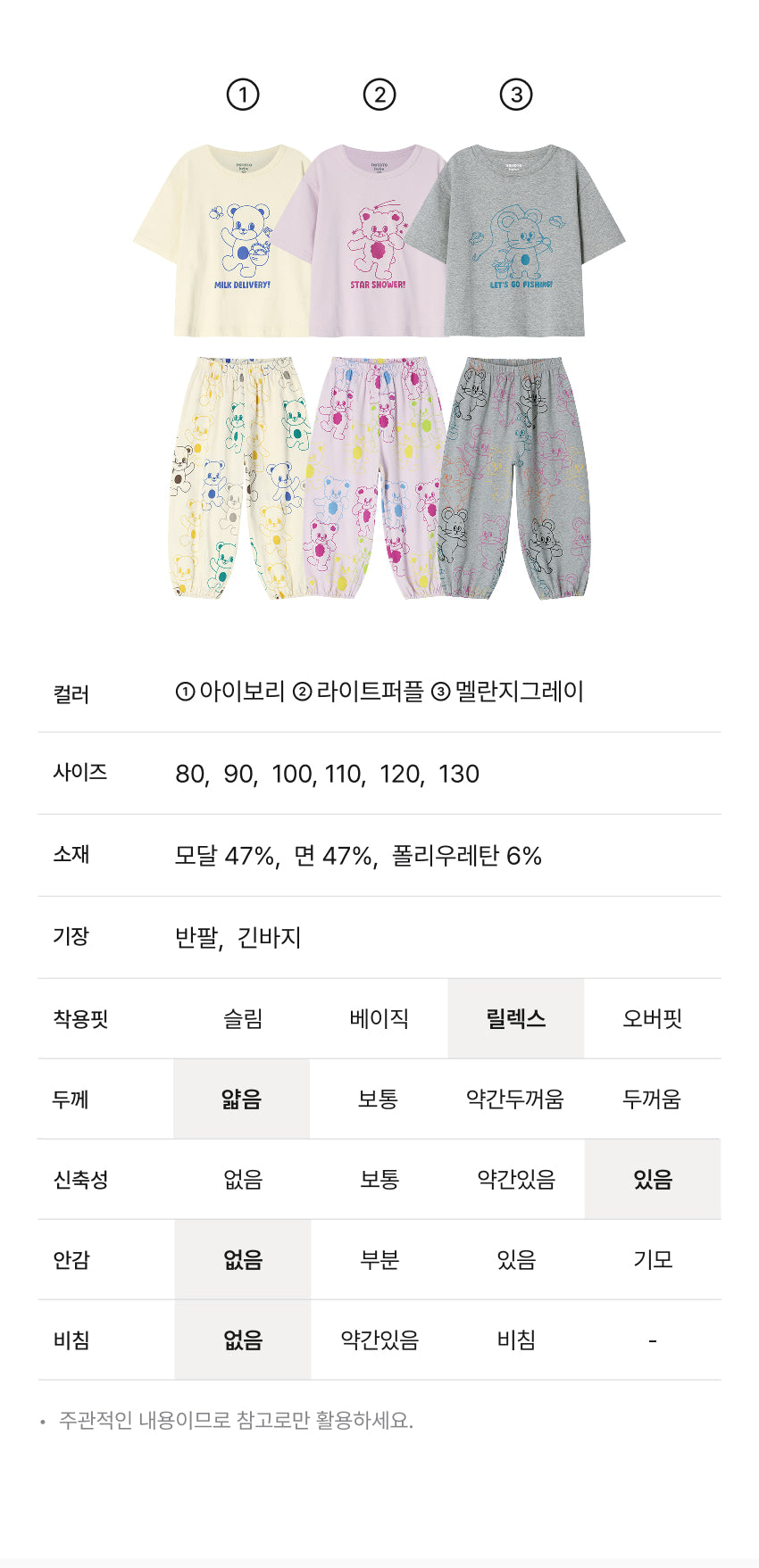 Cotton Modal Short-Sleeve Loungewear