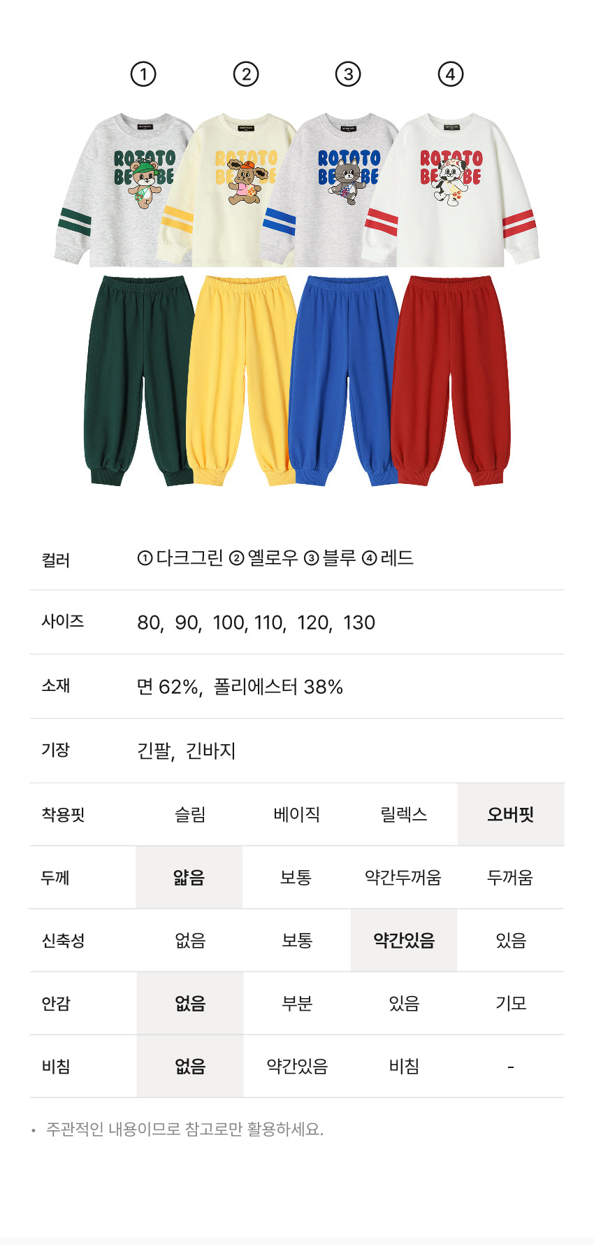 Mini French Terry Sleeve Point Set