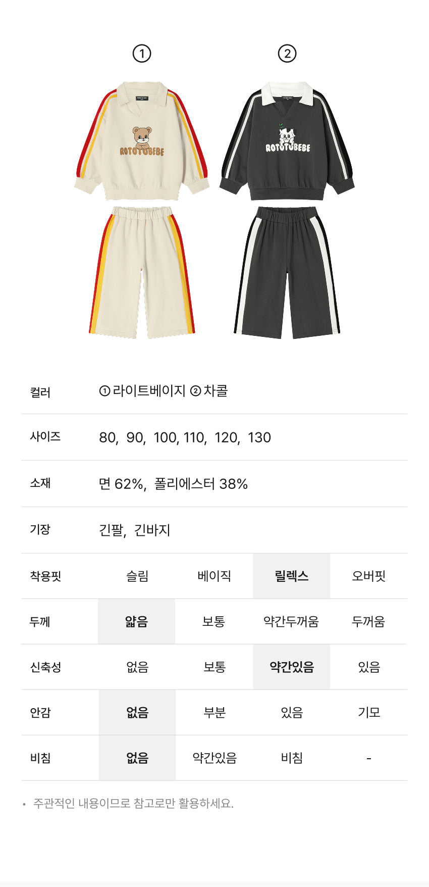 Mini French Terry Collar Taping Set