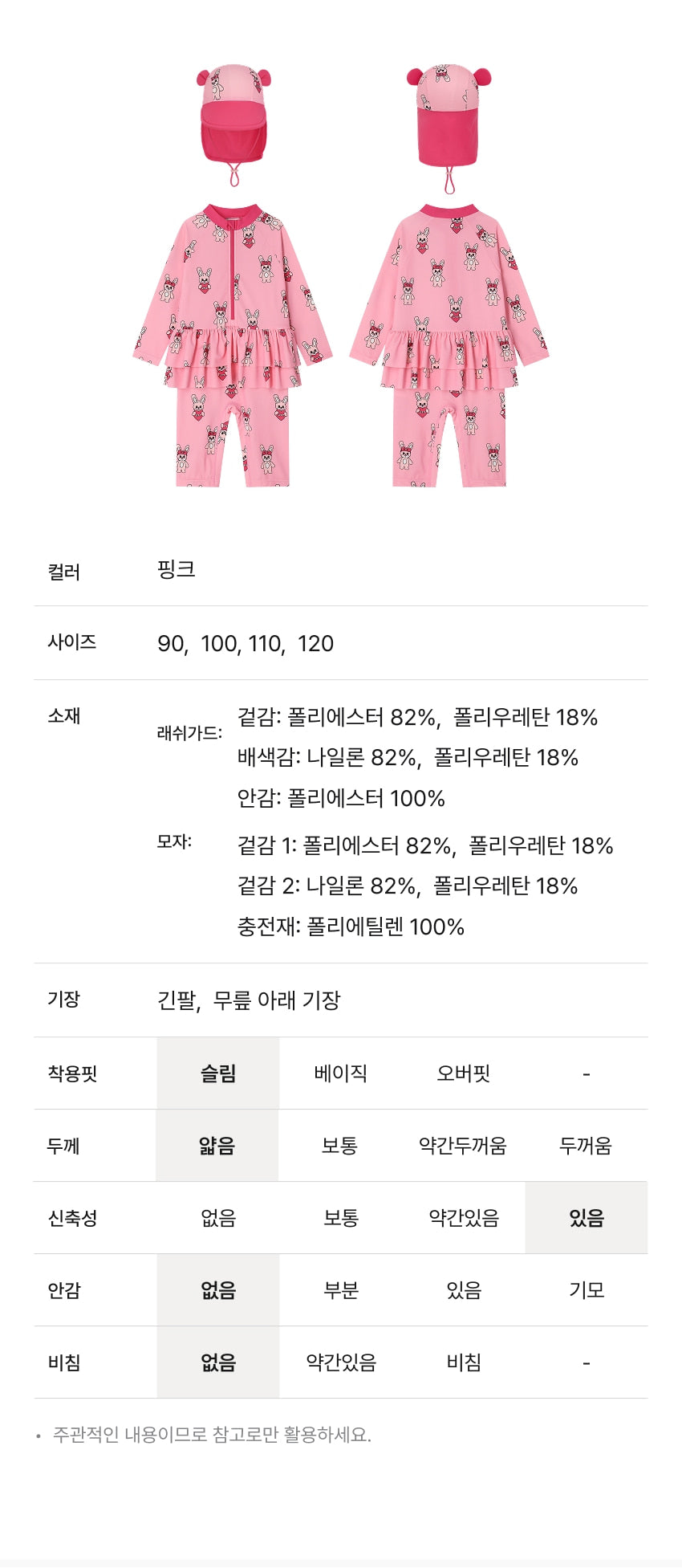 [26S] All-Over Skirt Rashguard Hat Set
