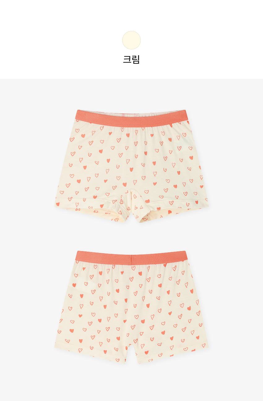 [26S] Girls Boxer Briefs Set (2pcs)