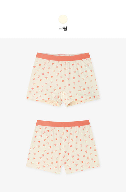 [26S] Girls Boxer Briefs Set (2pcs)
