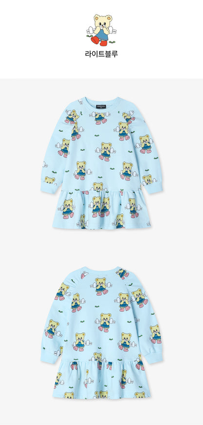 Mini French Terry All-Over Dress