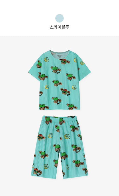 [26S] Crinkle All-Over Loungewear