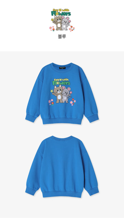 Mini French Terry Point Sweatshirt