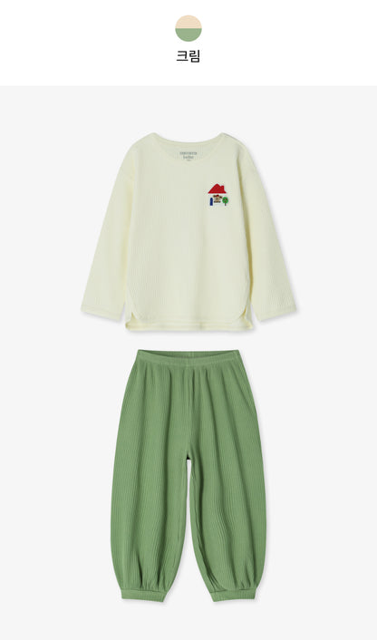 Ribbed Color Block Loungewear