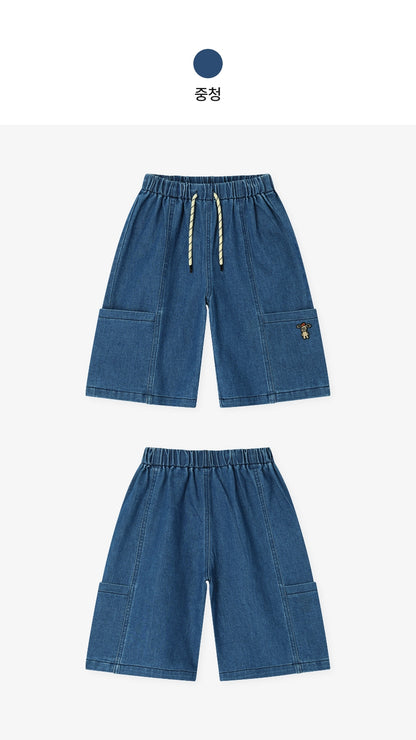 [26S] Denim Bermuda Pants
