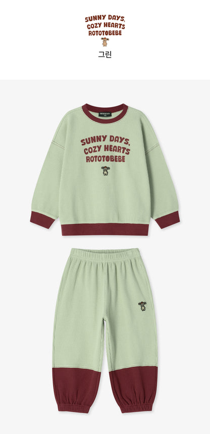 Waffle Color-Block Set