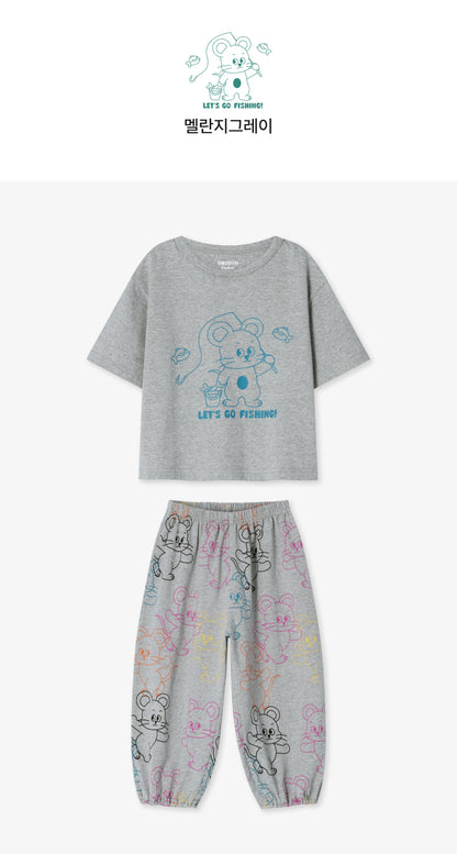 Cotton Modal Short-Sleeve Loungewear