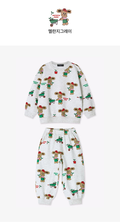 Mini French Terry All-Over Set