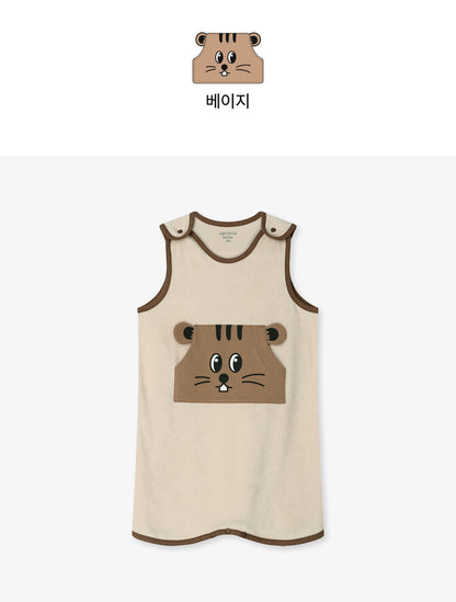 Terry Pocket Sleepwear Vest