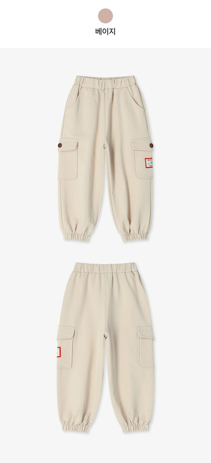 Mini French Terry Cargo Jogger Pants