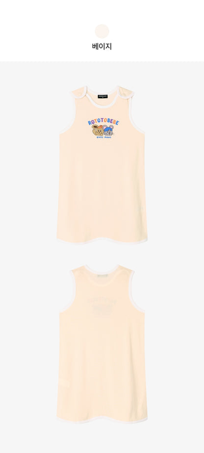 [26S] Mesh Sleepwear Vest