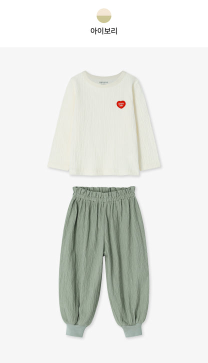 Crepe Color-Point Loungewear