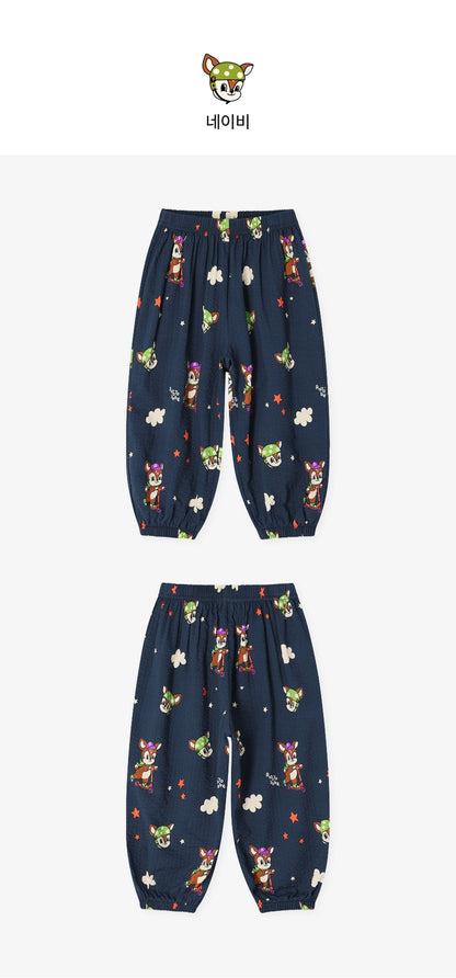 [26S] All-Over Seersucker Relaxed Pants