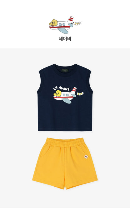 [26S] Mini French Terry Sleeveless Set