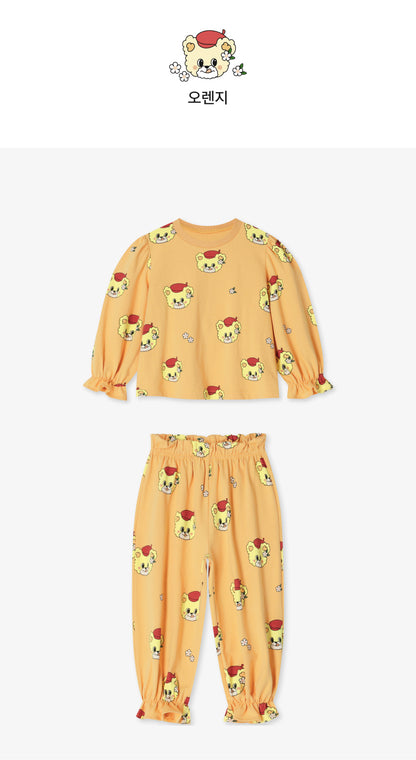 Cotton Modal All-Over Ruffle Loungewear