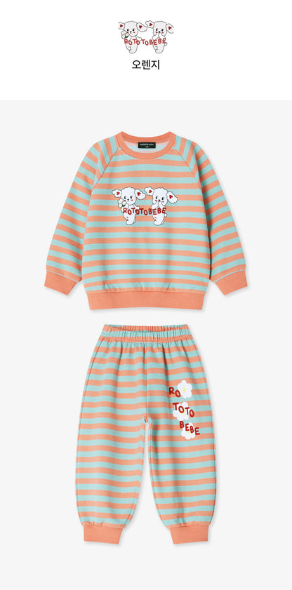 Mini French Terry Stripe Set