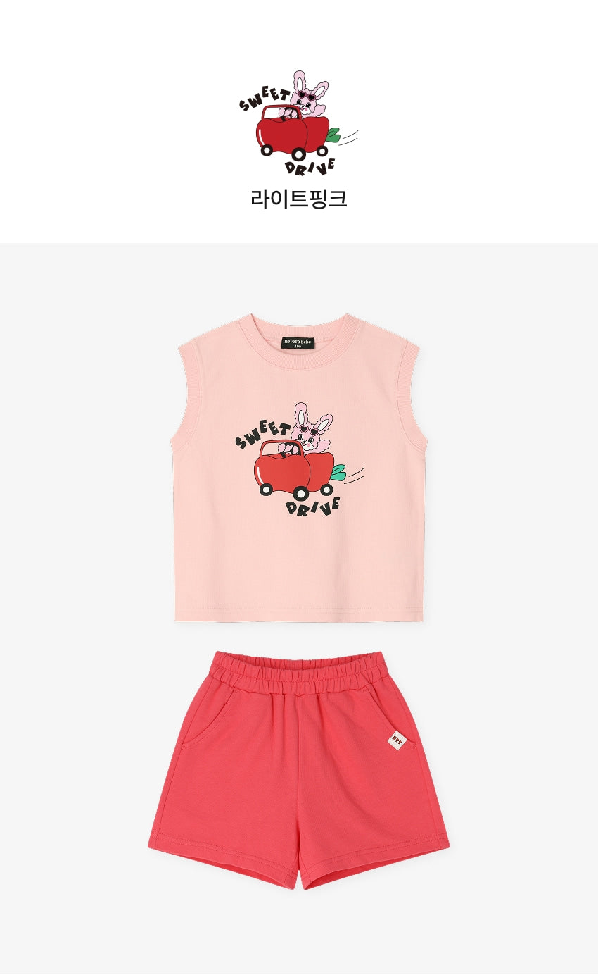 [26S] Mini French Terry Sleeveless Set