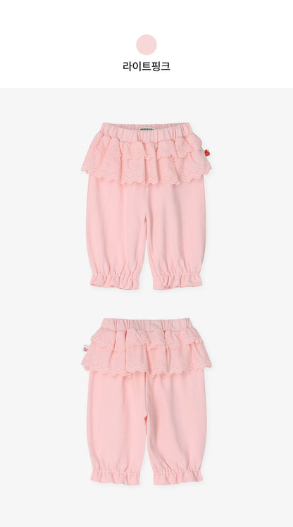 [26S] Frill Lace Pants