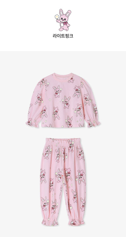 Cotton Modal All-Over Ruffle Loungewear